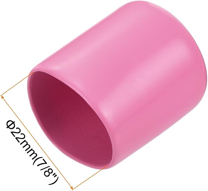uxcell 20pcs Rubber End Caps 22mm ID Vinyl PVC Round Tube Bolt Cap Cover Screw - Image 3