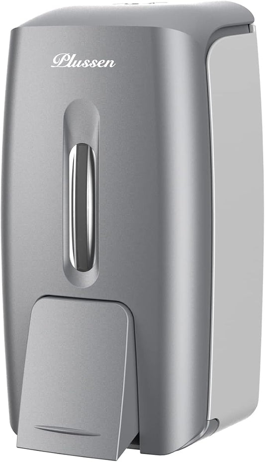 Soap Dispenser Wall Mount Adhesive Commercial Soap Dispenser 800ml No Drill by PLUSSEN
