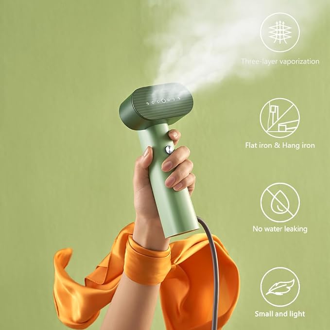 G6 Steamer for Clothes Portable 2-in-1 Travel Iron for Clothes, Just 0.7lbs - Image 2