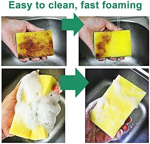 Sponge Individually Wrapped Kitchen Dishwashing Sponge, Non Scratch Scouring Pad - Image 5
