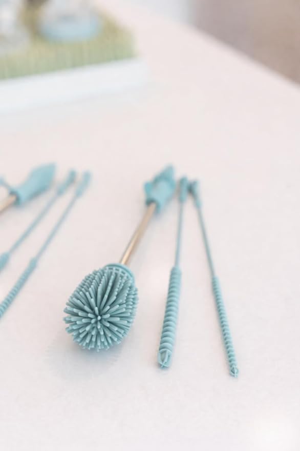 Haakaa Silicone Cleaning Brush Kit – Household Cleaning Brushes - Image 2