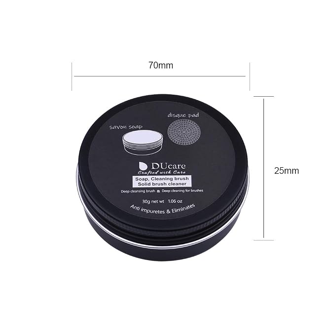 DUcare Makeup Brush Cleaner Makeup Brushes Solid Soap Cleanser - Image 8