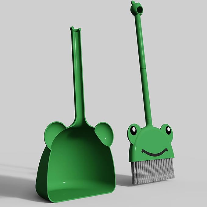 Mini Broom with Dustpan for Boy I Kids Small Cleaning Set Combo Pretend Play I - Image 3