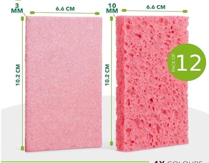 Compressed Non-Scratch Kitchen Sponges - Image 7