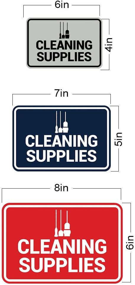 Signs ByLITA Classic Framed Cleaning Supplies Sign - Image 5