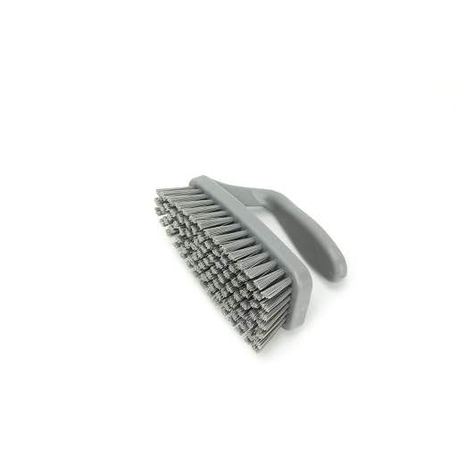 SPARTA Scrub Brush with Iron Shaped Handle and Stiff Bristles, Heavy Duty by SPARTA
