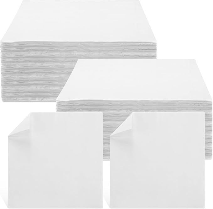 Tranqun 200 Pcs Disposable Microfiber Cleaning Cloth Bulk 12 x 12 Inch Lint by Tranqun