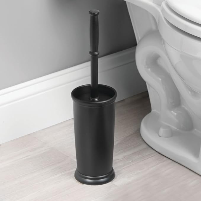 mDesign Toilet Bowl Brush and Holder - Image 8