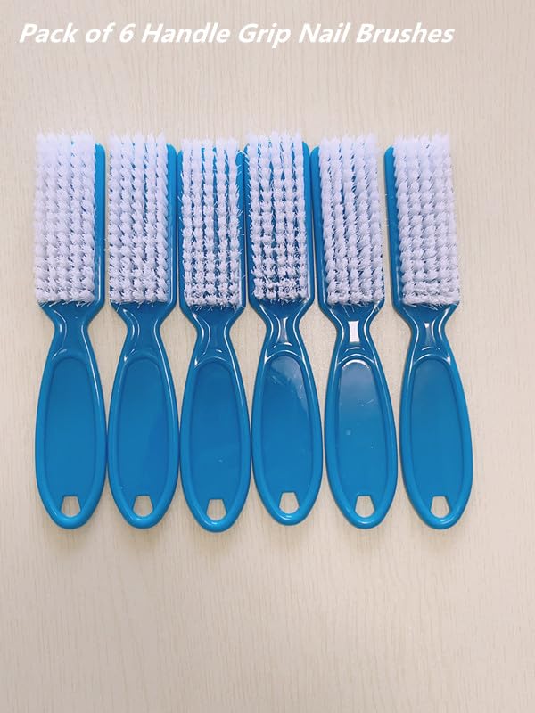 6Pcs Nail Brush for Cleaning Fingernails, Handle Grip Cleaning Brush for Nail - Image 4
