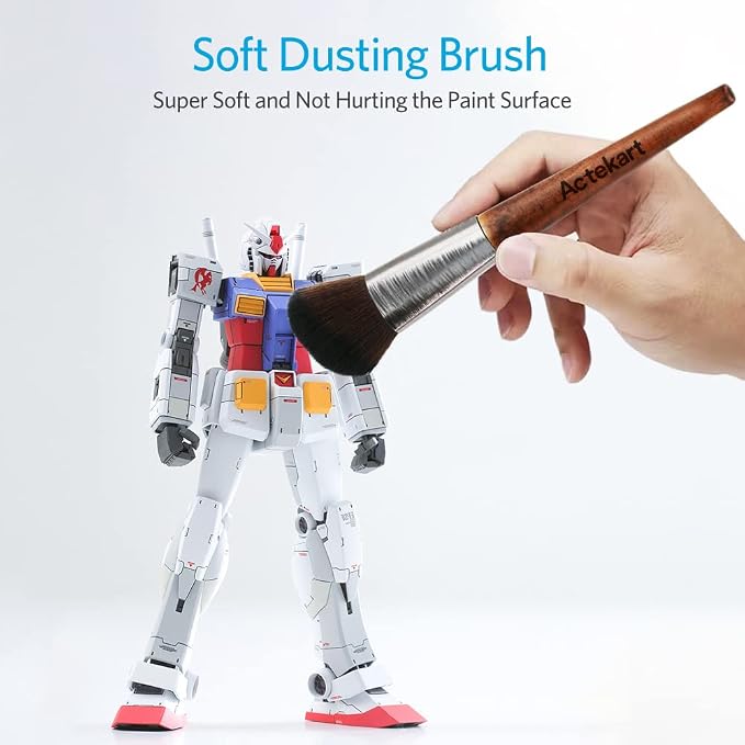 3PCS Model Cleaning Brush Kit Soft Figure Duster Brush, Professional Model - Image 2