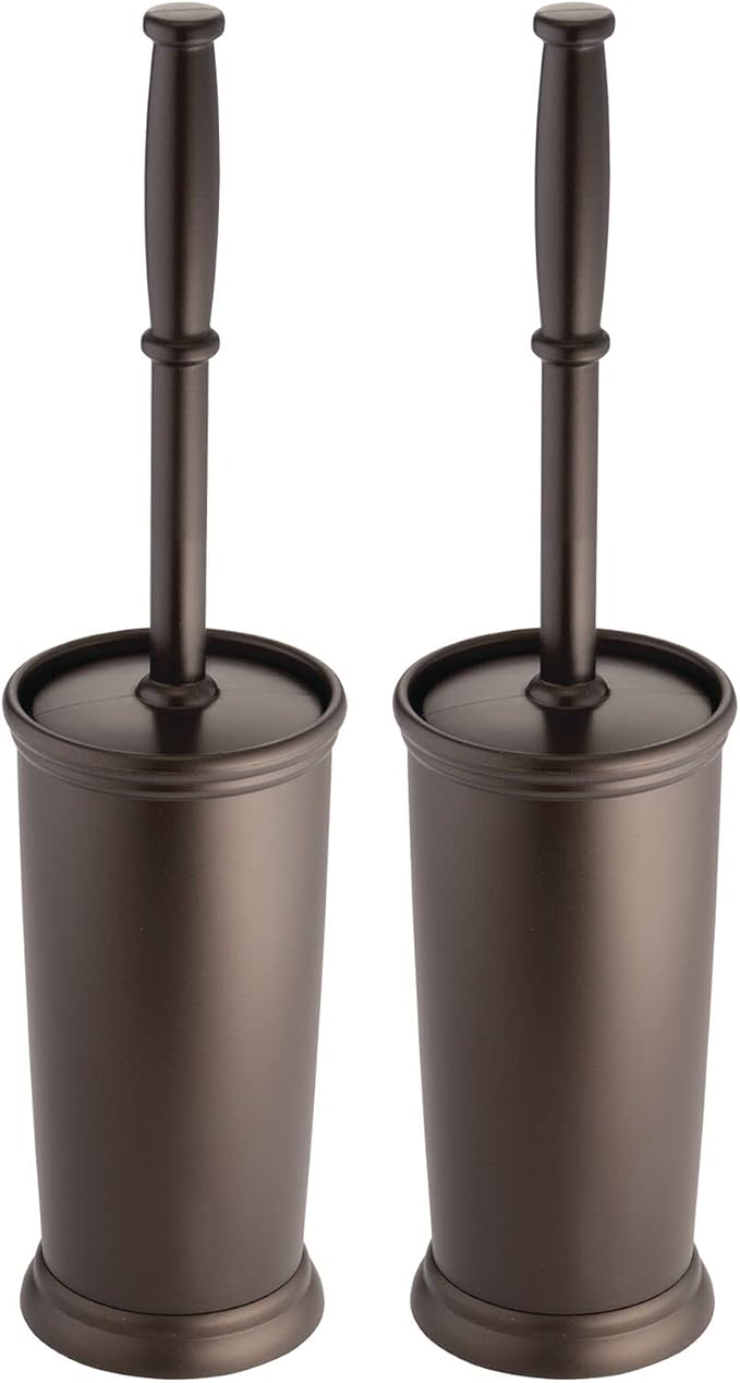 mDesign Toilet Bowl Brush and Holder - Image 9