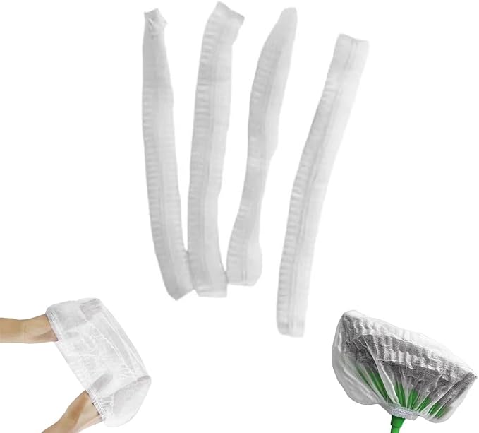 40 Pack Disposable Broom Covers Pet Hair Removal Broom Cloth Cover Caps by Unknown
