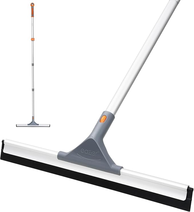 Eazer Floor Squeegee Broom: Heavy Duty Scrubber by Eazer