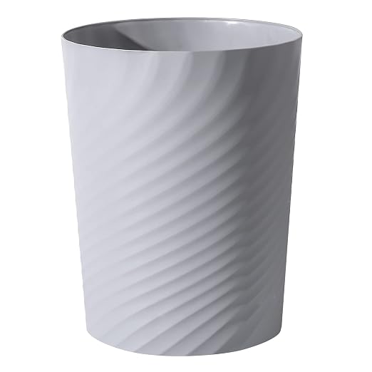UUJOLY Plastic Small Trash Can Wastebasket, Garbage Container Basket by UUJOLY
