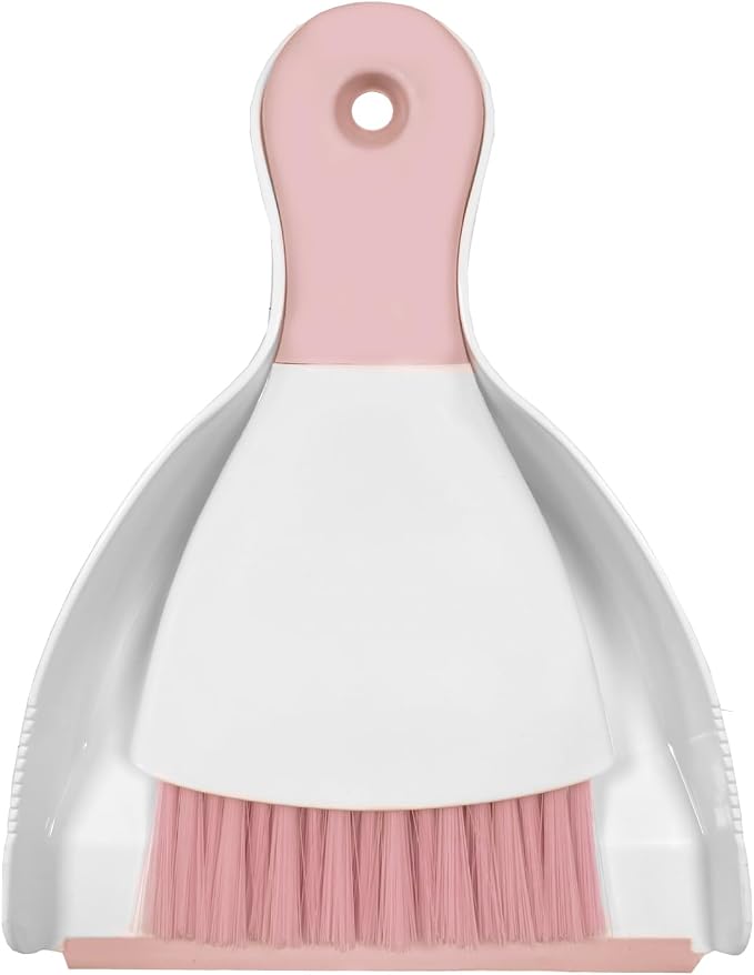 Mini Broom with Dustpan Combo Set Small Dust pan and Brush Set Quick Cleanup by BSMstonehouseholdsupplies