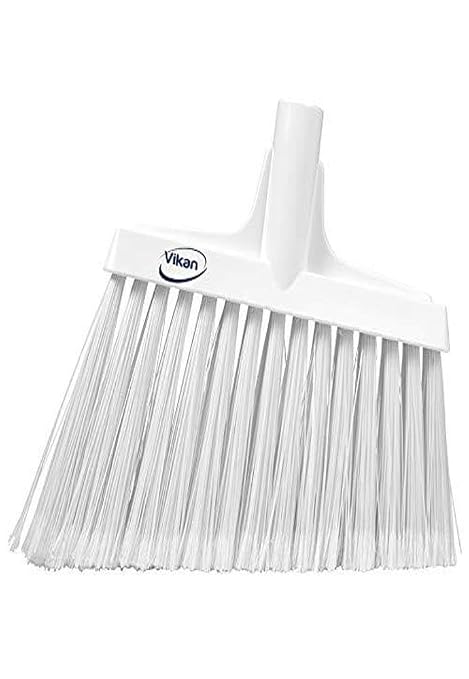 Vikan 29165 Flagged, Soft Angled Broom White by Vikan
