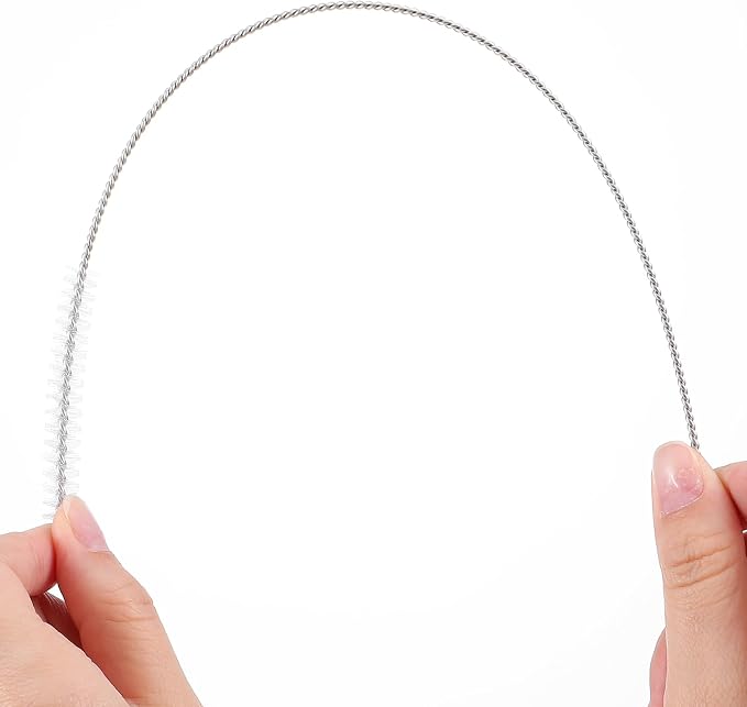 20 Pcs Straw Cleaner Brush Reusable Metal Handles Cleaner Brushes 12 inch Extra - Image 7