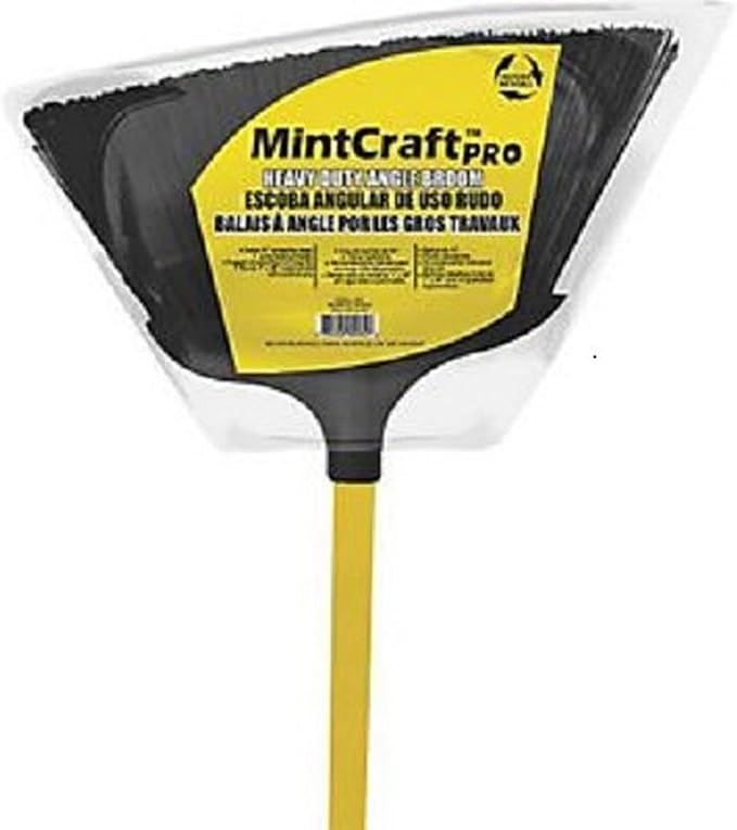 CleanX 2032X Jumbo Indoor/Outdoor Heavy Duty Angle Broom by Mintcraft