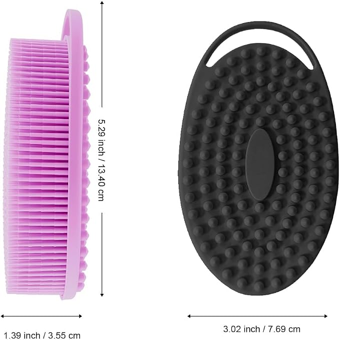Soft Silicone Body Shower， Exfoliating Silicone Body Scrubber, Silicone Loofah - Image 4