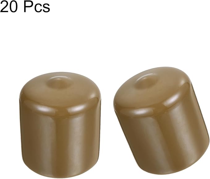 uxcell 20pcs Rubber End Caps 30mm ID Vinyl PVC Round Tube Bolt Cap Cover Screw - Image 2