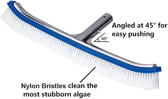 Swimming Pool Wall & Tile Brush, Tiles & Floors, Nylon Bristles Brush Head - Image 2