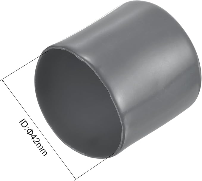 uxcell 20pcs Rubber End Caps 42mm ID Vinyl Round Tube Bolt Cap Cover Thread - Image 3