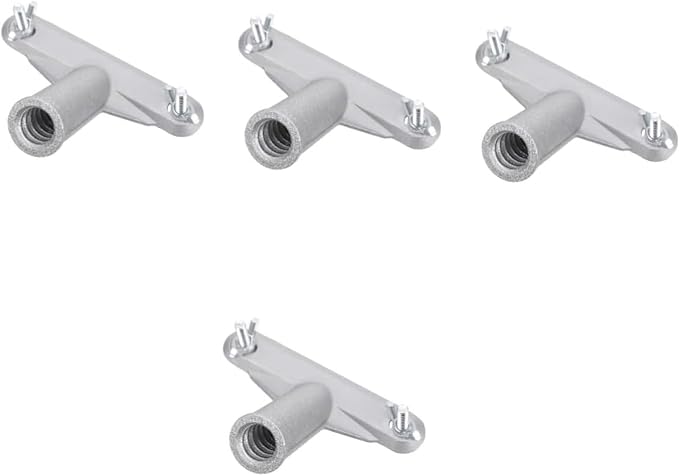 Broom Handle Bracket, 5mm Thickness Deck Brush Accessories, Aluminum One-Piece by LeapMars