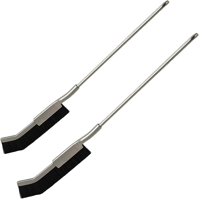 2pcs Stainless Steel Long-Handled Crevice Cleaning Brush, a Powerful by Fumzen