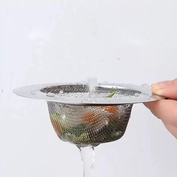 4Pcs Kitchen Sink Strainer, Stainless Steel Mesh Drain Filter, 4.52 Inch Wide - Image 3