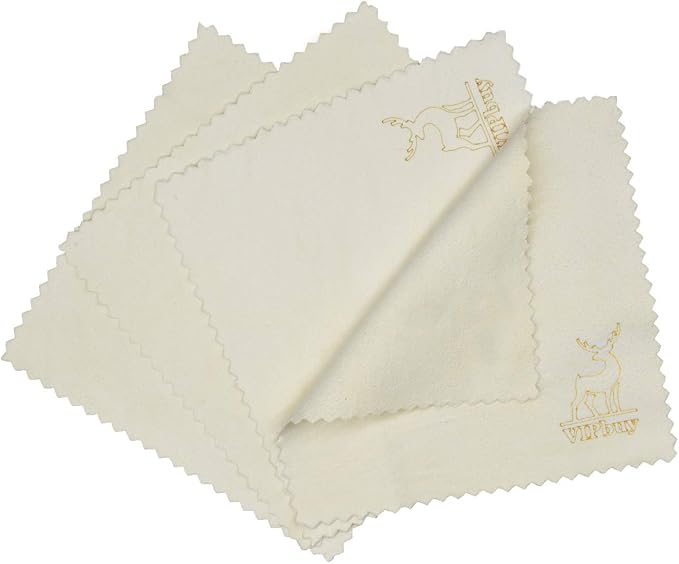 VIPbuy 4 Pack Natural Chamois Cleaning Cloths - Image 7