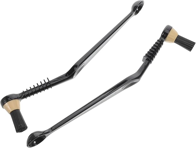 NUOBESTY 2 Pcs Coffee Machine Cleaning Brush Set Long Handle Espresso Maker by NUOBESTY