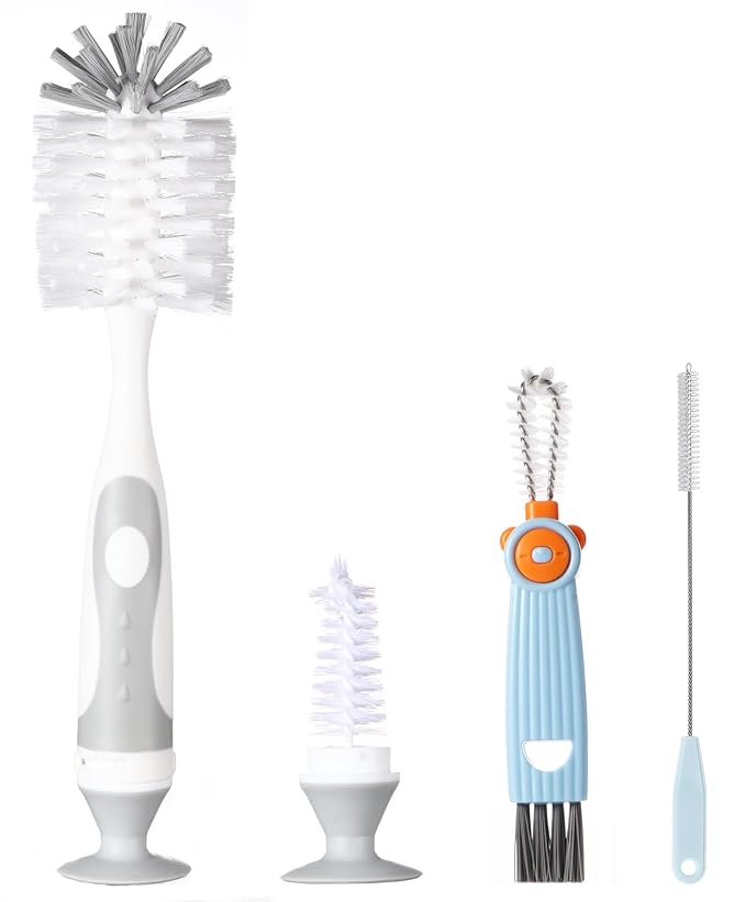 4-in-1 Baby Bottle Brush Set by ARISENODirect