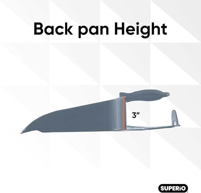 Superio Heavy Duty Plastic Step-on Dustpan - Image 4