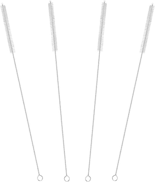 Drinking Straw Cleaning Brushes Set 15" Extra Long 10mm Extra Wide Pipe Tube by GFDesign