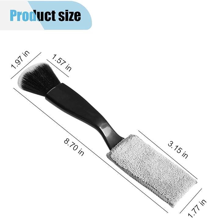 Car Double Head Clean Brush, 2 in 1 Duster - Image 2