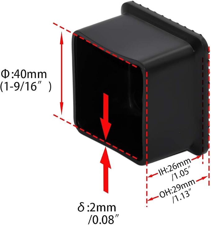 Flyshop Flexible Anti-Scratch PVC Patio Chair Table Leg Caps Tips Floor - Image 4