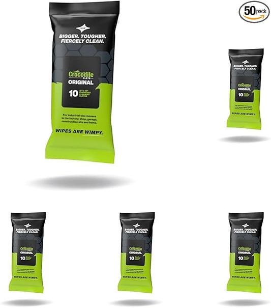 Crocodile Cloth Industrial Hand & Tool Cleaning Wipes by CrocodileCloth