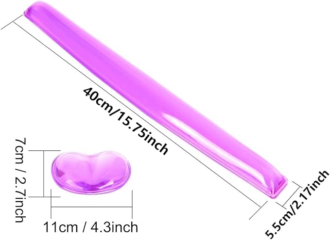 Gel Keyboard & Mouse Wrist Rest Set - Image 6