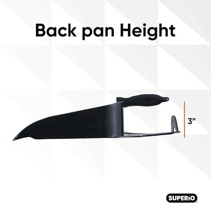 Superio Clip-On Dustpan with Rubber Lip - Image 2