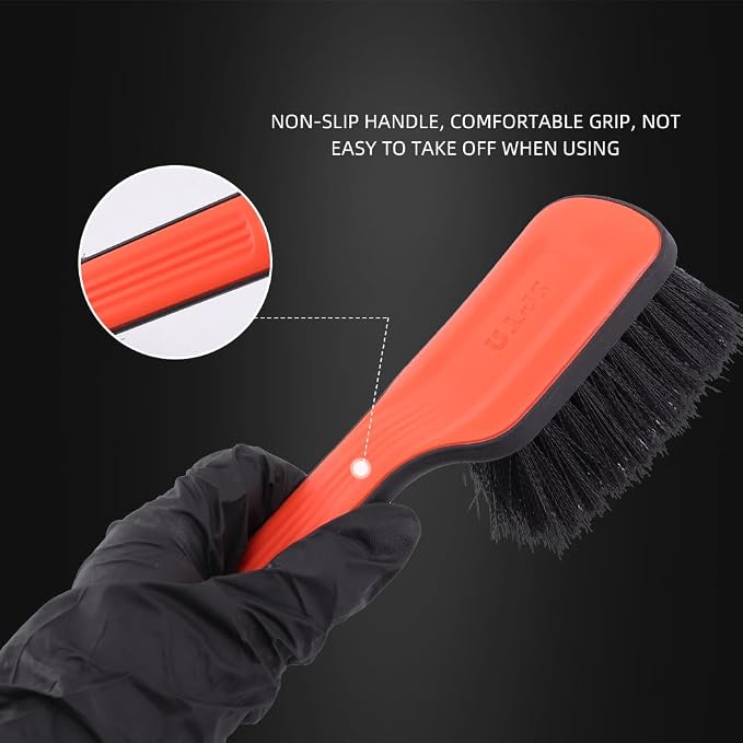 SPTA Tire Brush, Carpet Cleaning Brush, Carpet Cleaning Brush, Stiff Synthetic - Image 5