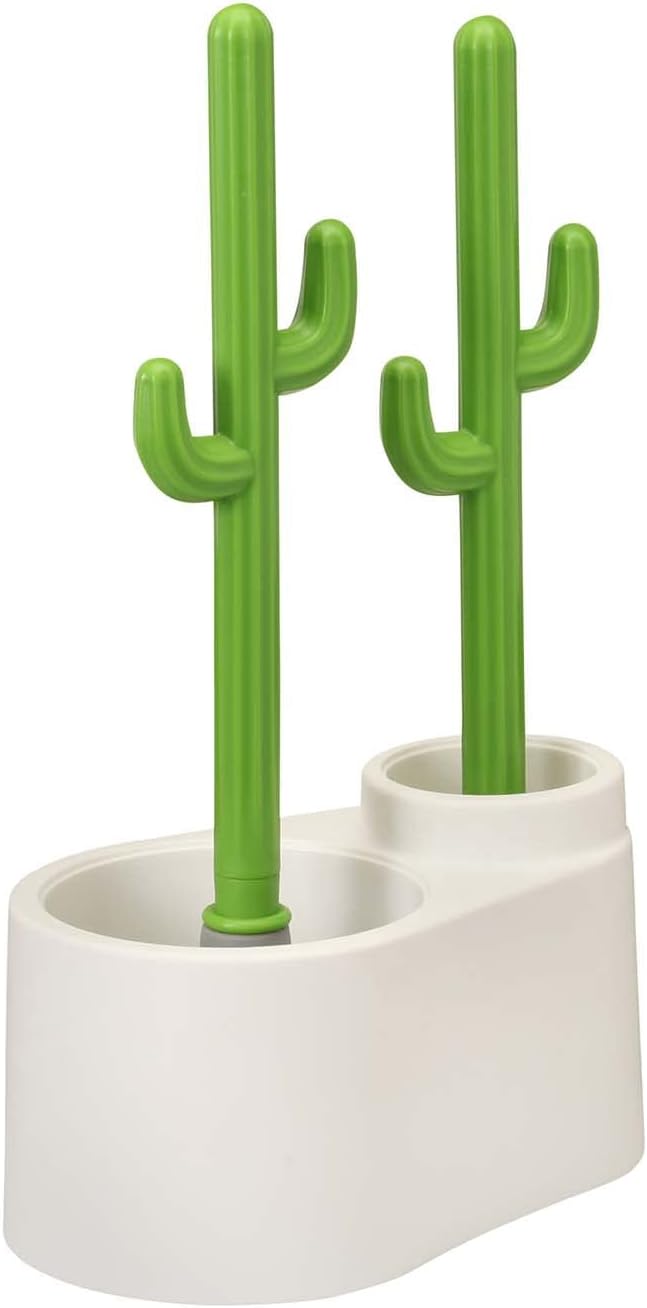 Cactus Toilet Plunger and Brush Set by ALLOBUB