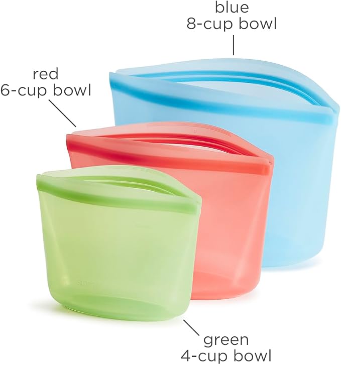 Stasher Premium Silicone Reusable Food Storage Bags, Lunch Bag, Travel - Image 5