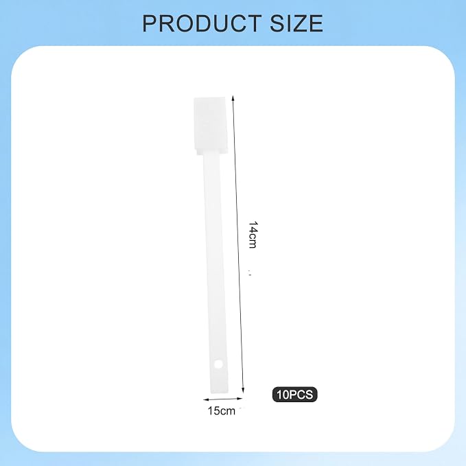 10 PCS 14×1.5cm Disposable Crevice Cleaning Brushes Small Detail Toilet Corners - Image 2