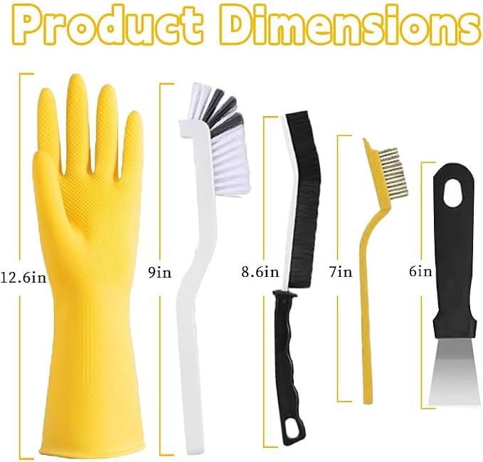 Crevice Cleaning Brush，12Pcs Multifunctional Hard Bristle Cleaning Tool - Image 2