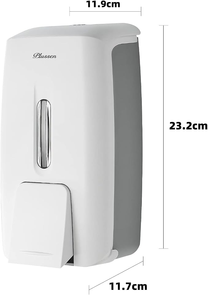 Soap Dispenser Wall Mount Adhesive Commercial Soap Dispenser 800ml No Drill - Image 8