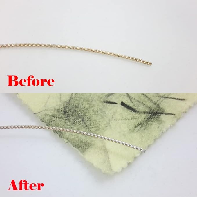 Sunshine 1 Polishing Cloths Jewelry Cleaner Tube Silver Brass Gold Copper - Image 5