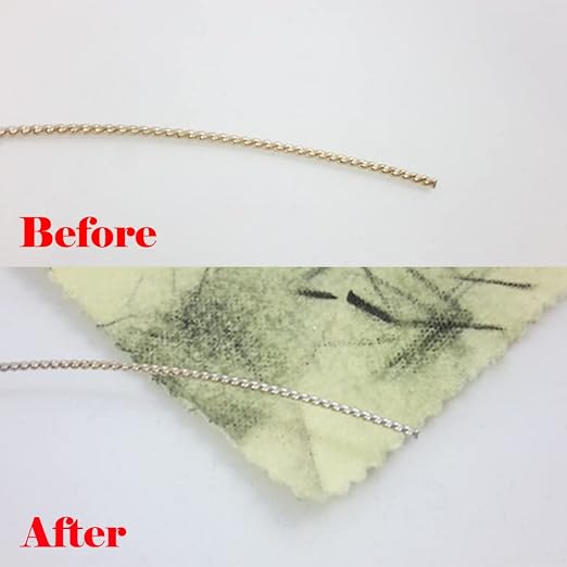 Sunshine 3 Polishing Cloths Jewelry Cleaner Tube Silver Brass Gold Copper - Image 4