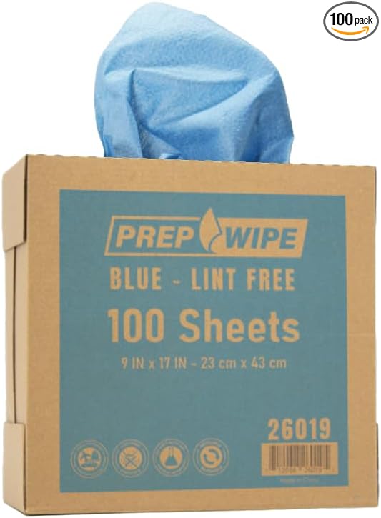 Lint Free Cleaning Towels Pack of 100 Sheets 9" x 17" by Unknown