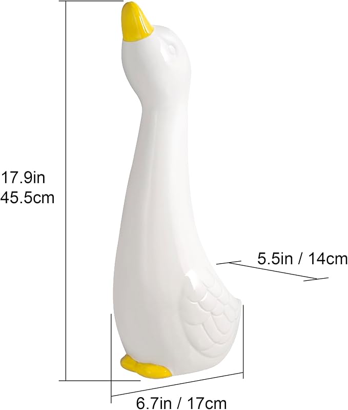 Duck Ceramic Toilet Brush Holder - Image 5