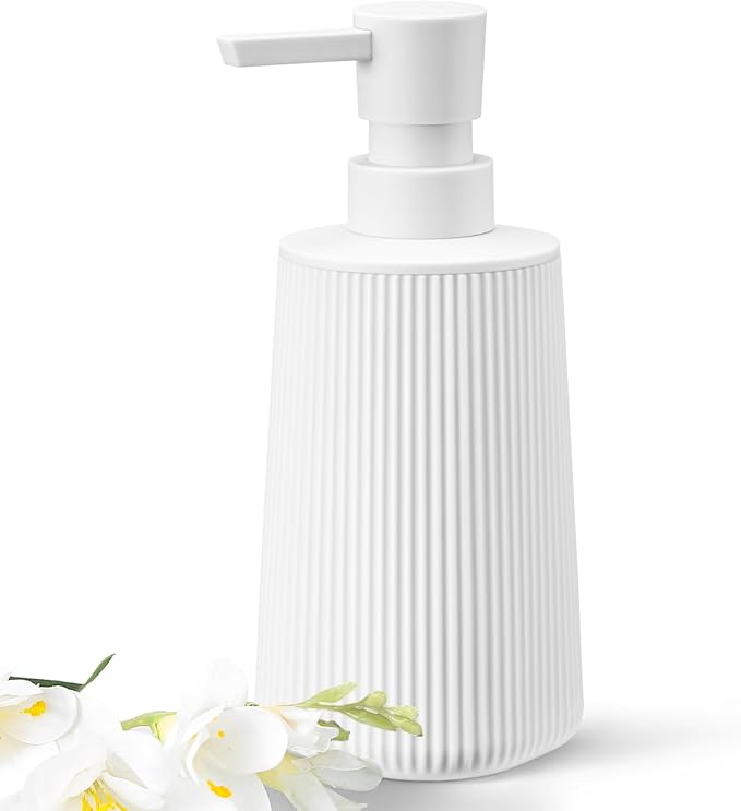 White Hand Soap Dispenser with No Rust Pump by zuxzmj